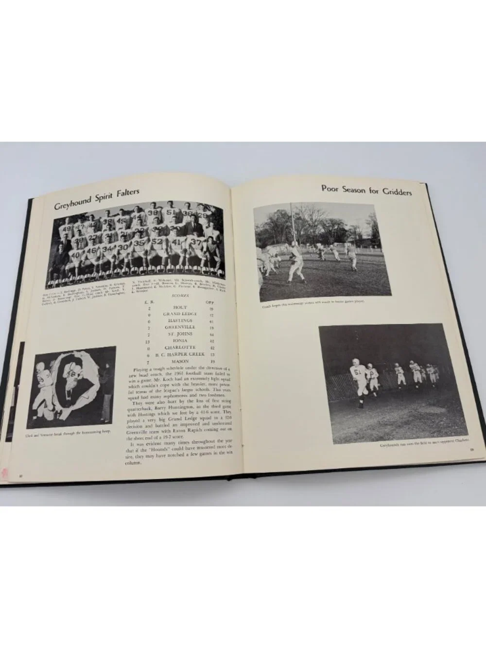 1962 Eaton Rapids High School Eatonian Yearbook Michigan Signed Hardcover Annual